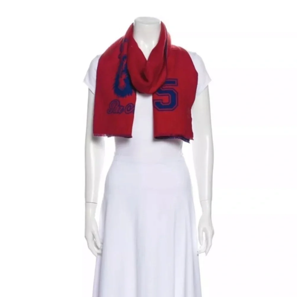 Gucci Tiger Jacquard Scarf L'Aveugle Par Amour - Picture 6 of 10